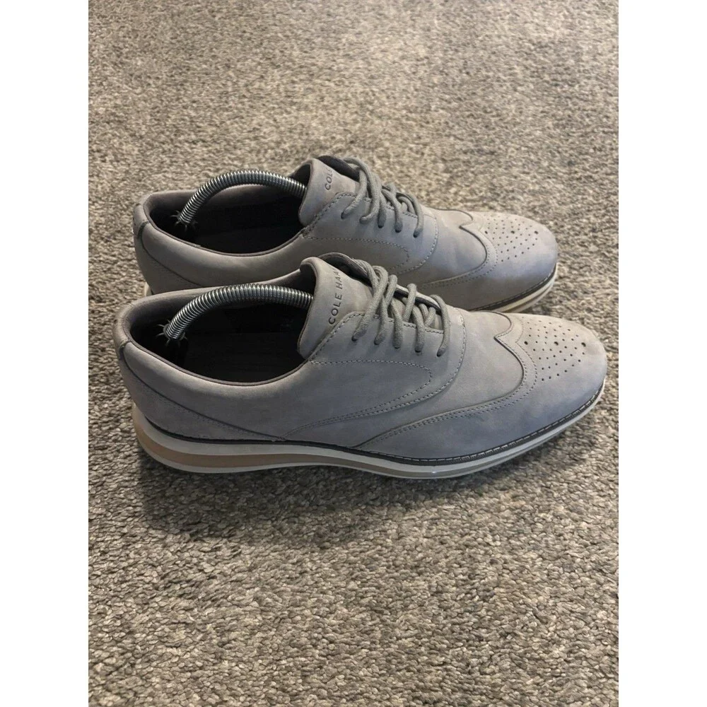 Cole Haan Original Grand / Grand 360 Wingtip Oxford Mens 10.5 Gray Casual